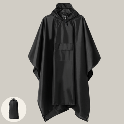 TrailShield – Lightweight & Water-Resistant Rain Poncho for Hiking & Cycling