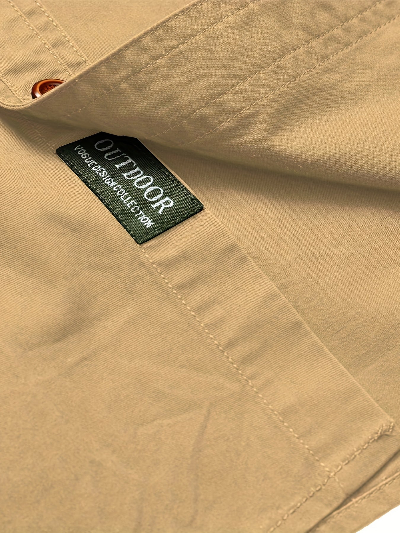 TrailGuard – Durable Cotton Cargo Shirt with Long Sleeves & Pockets