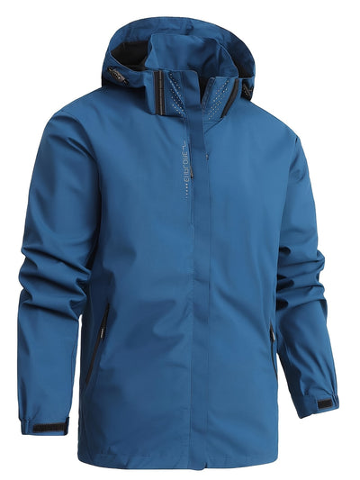 SummitShield – Windproof Jacket for Men | Detachable Hood & Functional Pockets