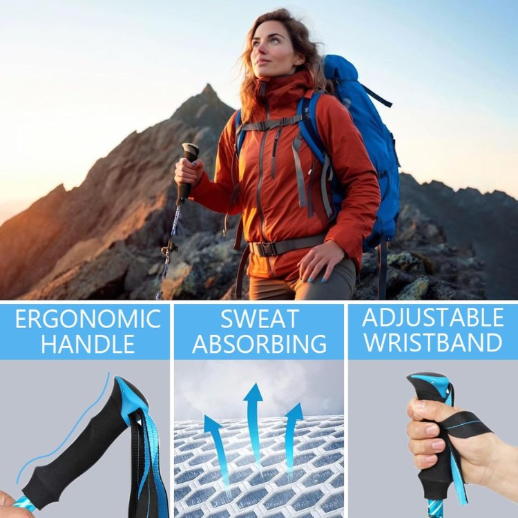 ActivePeaks – Lightweight & Adjustable Trekking Poles for Hiking & Outdoor Adventures