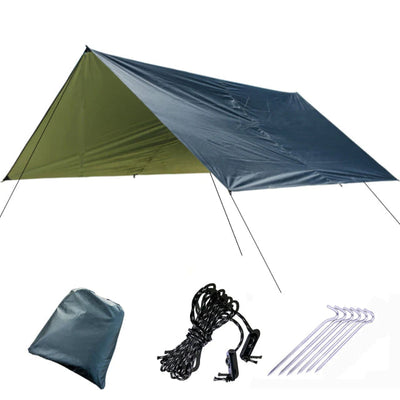 PeakGuard – Heavy-Duty Waterproof Tarp Shelter 10x10ft for Camping & Outdoor Survival