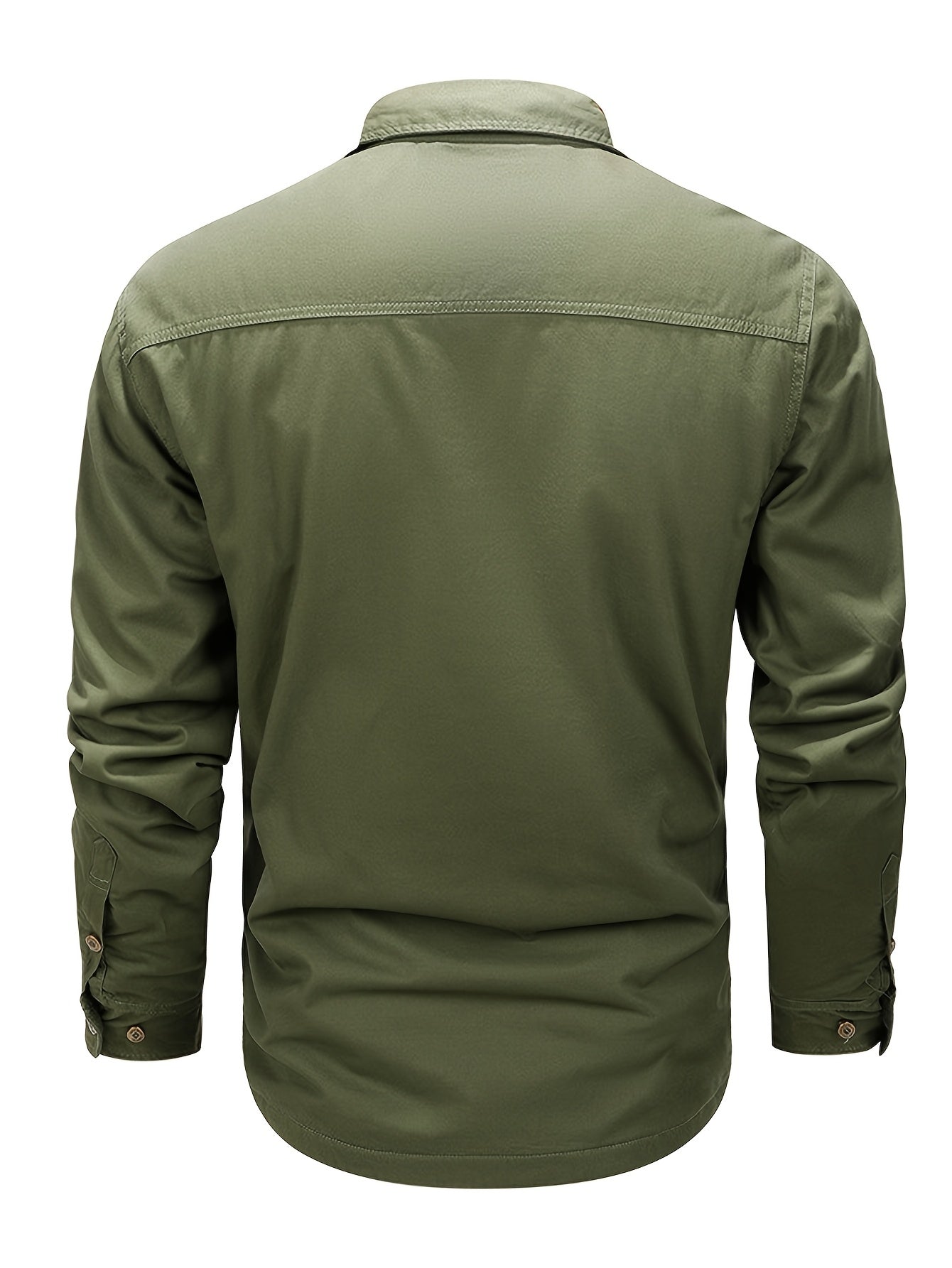 TrailGuard – Long-Sleeve Cargo Shirt for Men | Durable & Flexible for Outdoor Activities