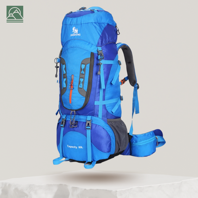 VentureGear – 80L Lightweight & Water-Resistant Trekking Backpack for Hiking & Camping