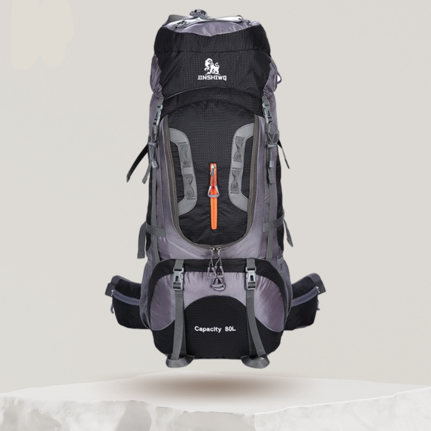 VentureGear – 80L Lightweight & Water-Resistant Trekking Backpack for Hiking & Camping