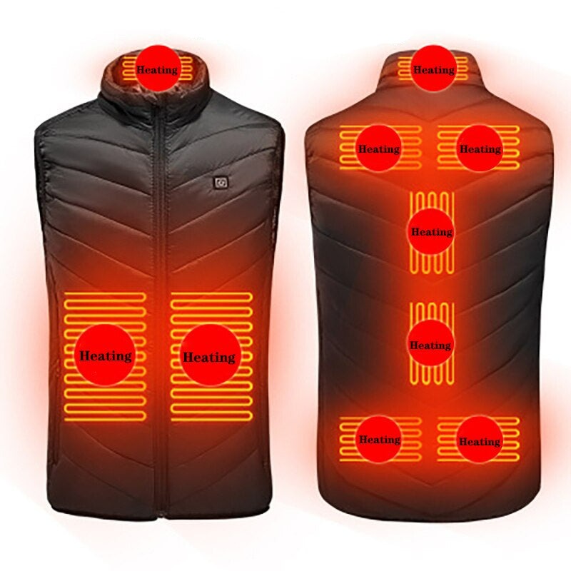 TrailGuard – Lightweight & Water-Resistant Heated Vest