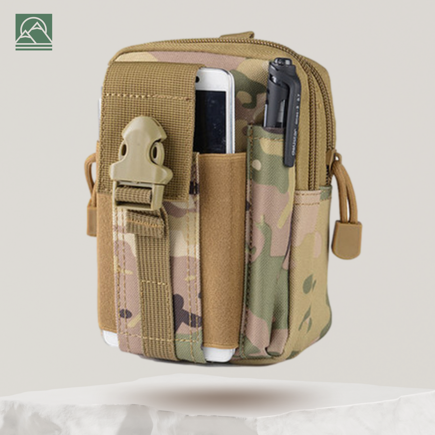 TrailGuard – Compact Military Waist Bag for Hiking & Trekking