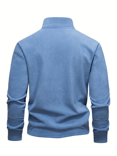 ActivePeaks – Warm & Comfortable Half-Zip Fleece Sweatshirt for Outdoor Activities