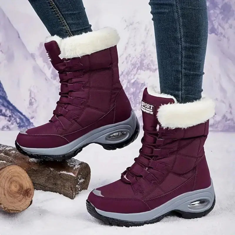 VentureStep – Waterproof & Fleece-Lined Snow Boots for Women