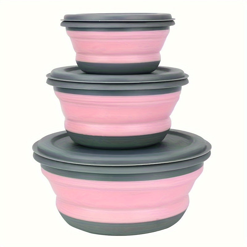 TrailFlex – Durable & Collapsible Silicone Bowl Set for Camping & Travel