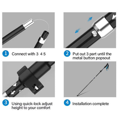 ActivePeaks – Ultra-Light & Adjustable Trekking Poles for Hiking & Outdoor Adventures