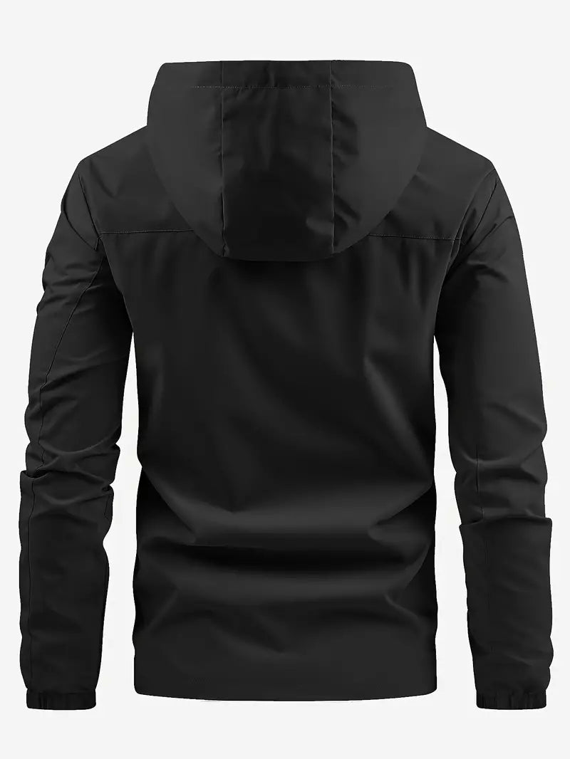 VentureShield – Lightweight & Wind-Resistant Men's Outdoor Jacket for Spring & Summer