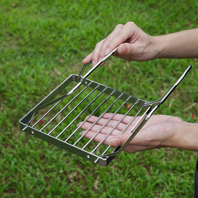 TrailGuard – Portable & Foldable Stainless Steel Camp Grill for Camping & Outdoor Cooking