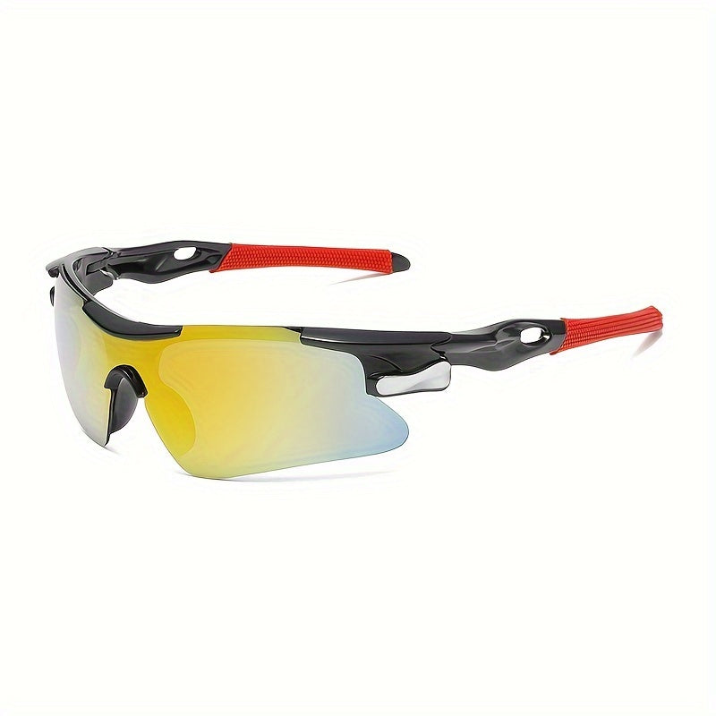 TrailGuard – Windproof Half-Frame Sports Sunglasses for Running & Cycling