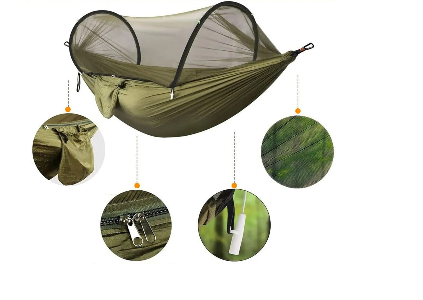 VentureGear – 3-in-1 Lightweight Hammock for Hiking, Trekking & Camping