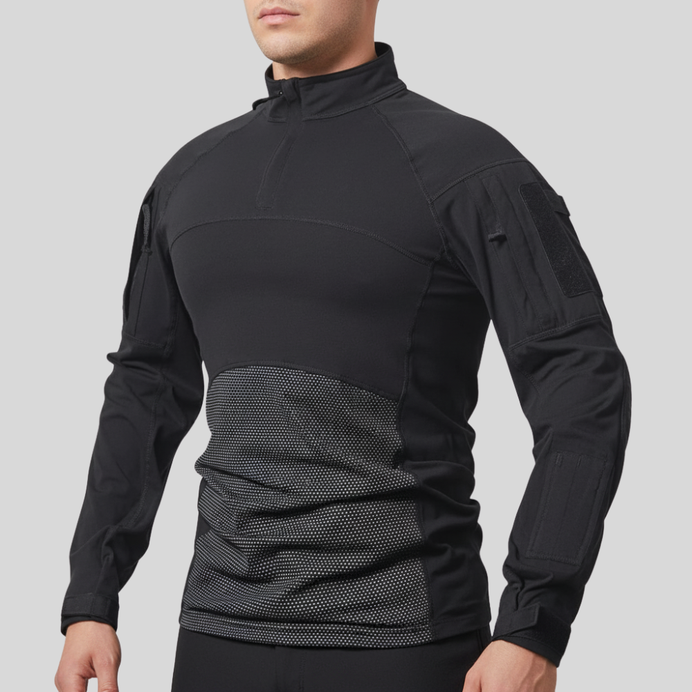 Breathable Stretch Long-Sleeve Tactical Shirt | Active Peaks