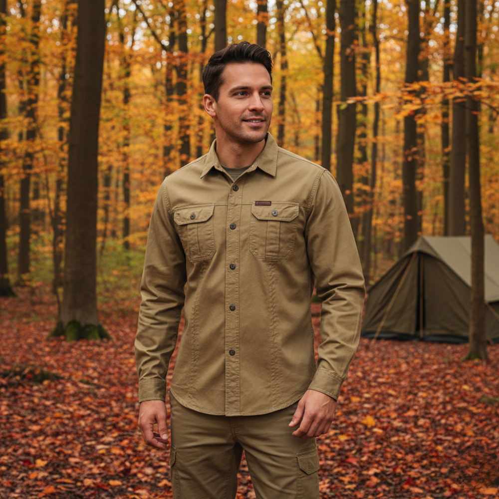 Lightweight Durable Long-Sleeve Outdoor Shirt for Men | Active Peaks
