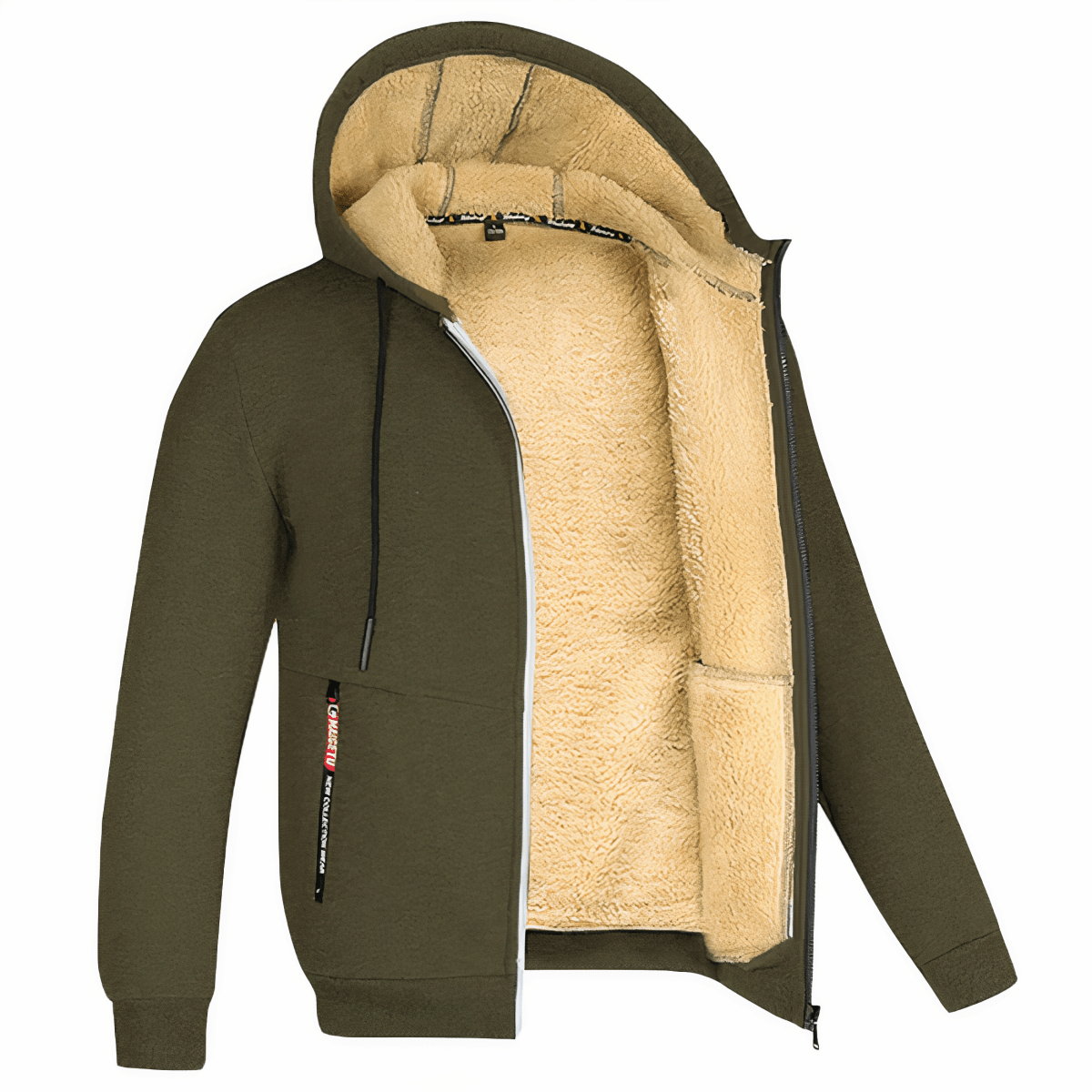 Men’s Fleece - Lined Hooded Jacket | Active Peaks - Active Peaks