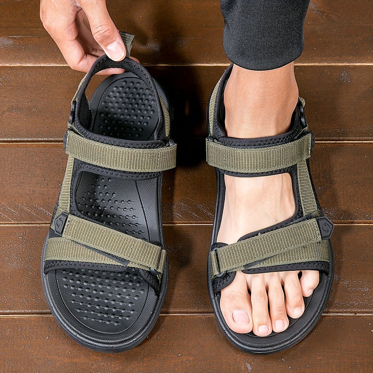 Breathable Anti - Slip Hiking Sandals with Open Toe for Men | Active Peaks - Active Peaks