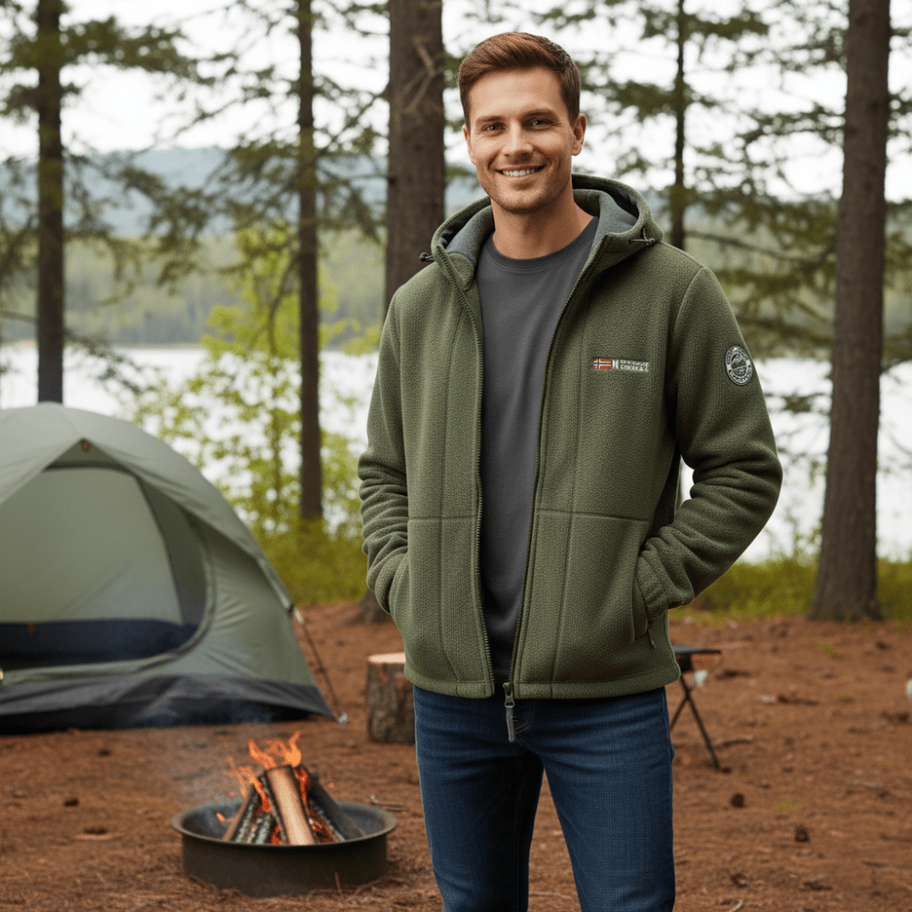 Men’s Fleece Jacket Windproof Breathable - Active Peaks