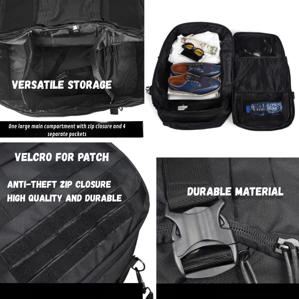 Sports Bag – Waterproof & Versatile 3 - in - 1 Design - Active Peaks