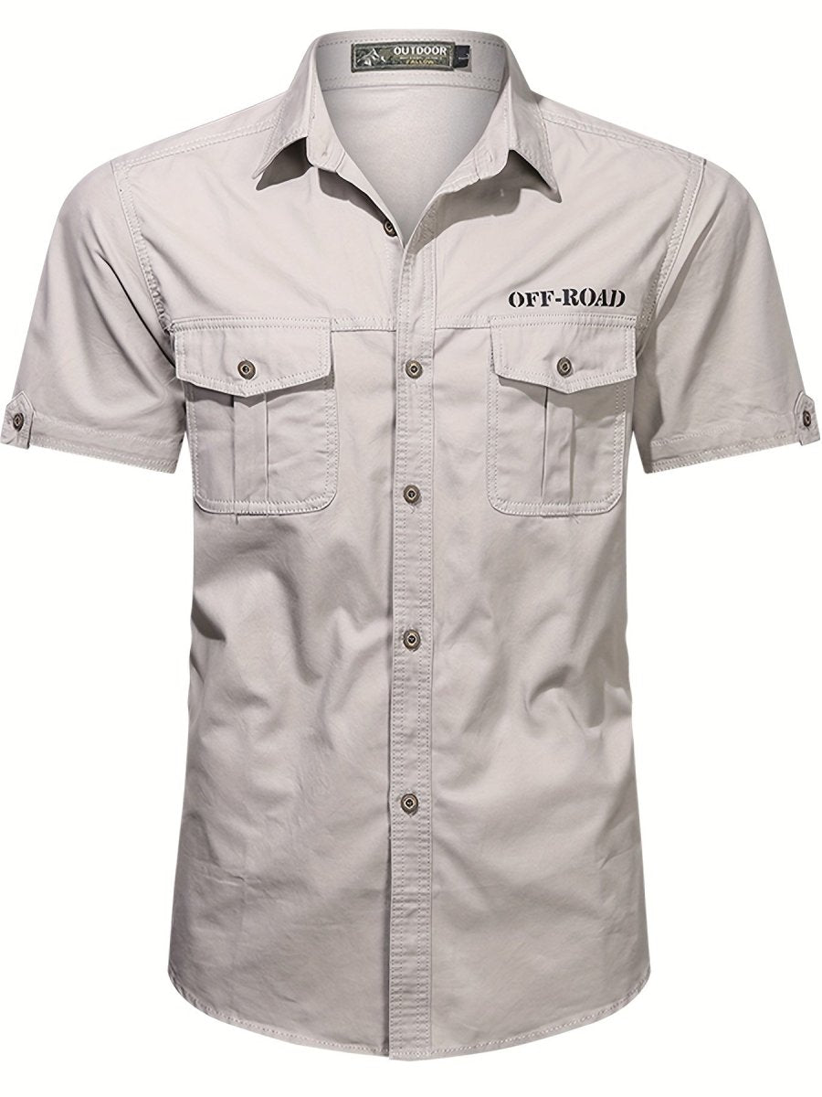 Breathable Cotton Outdoor Shirt for Men | Active Peaks - Active Peaks
