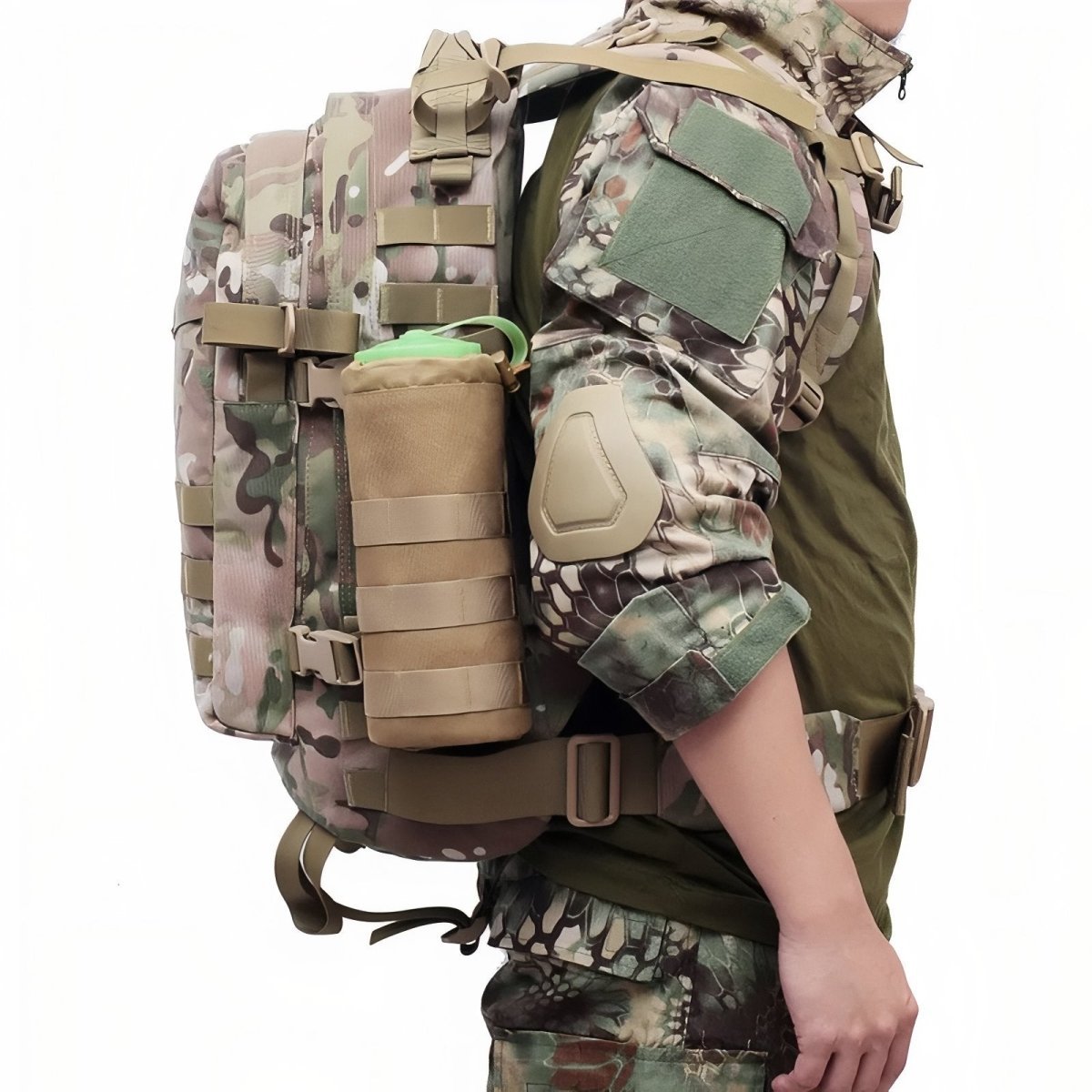 Durable MOLLE Water Bottle Holder for Hiking - Active Peaks