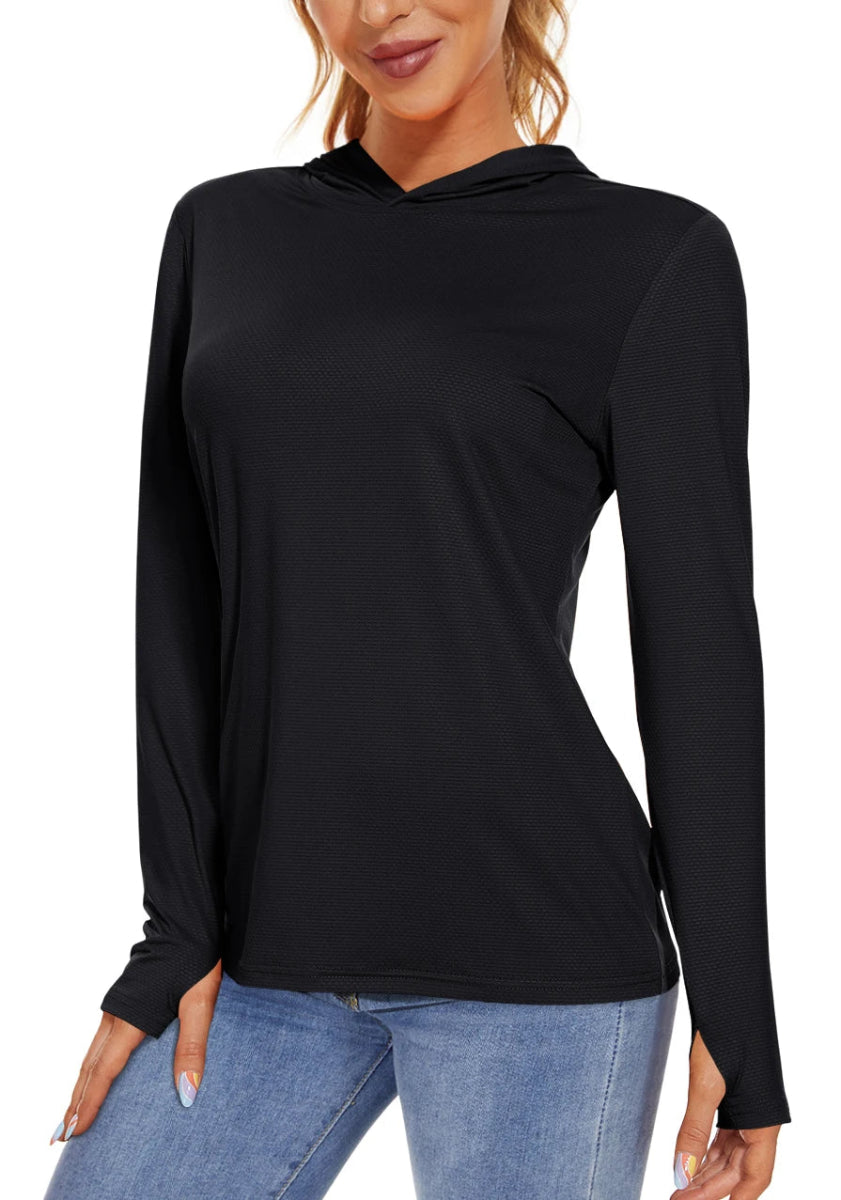Breathable Long - Sleeve UV Protection Hoodie for Women | Active Peaks - Active Peaks