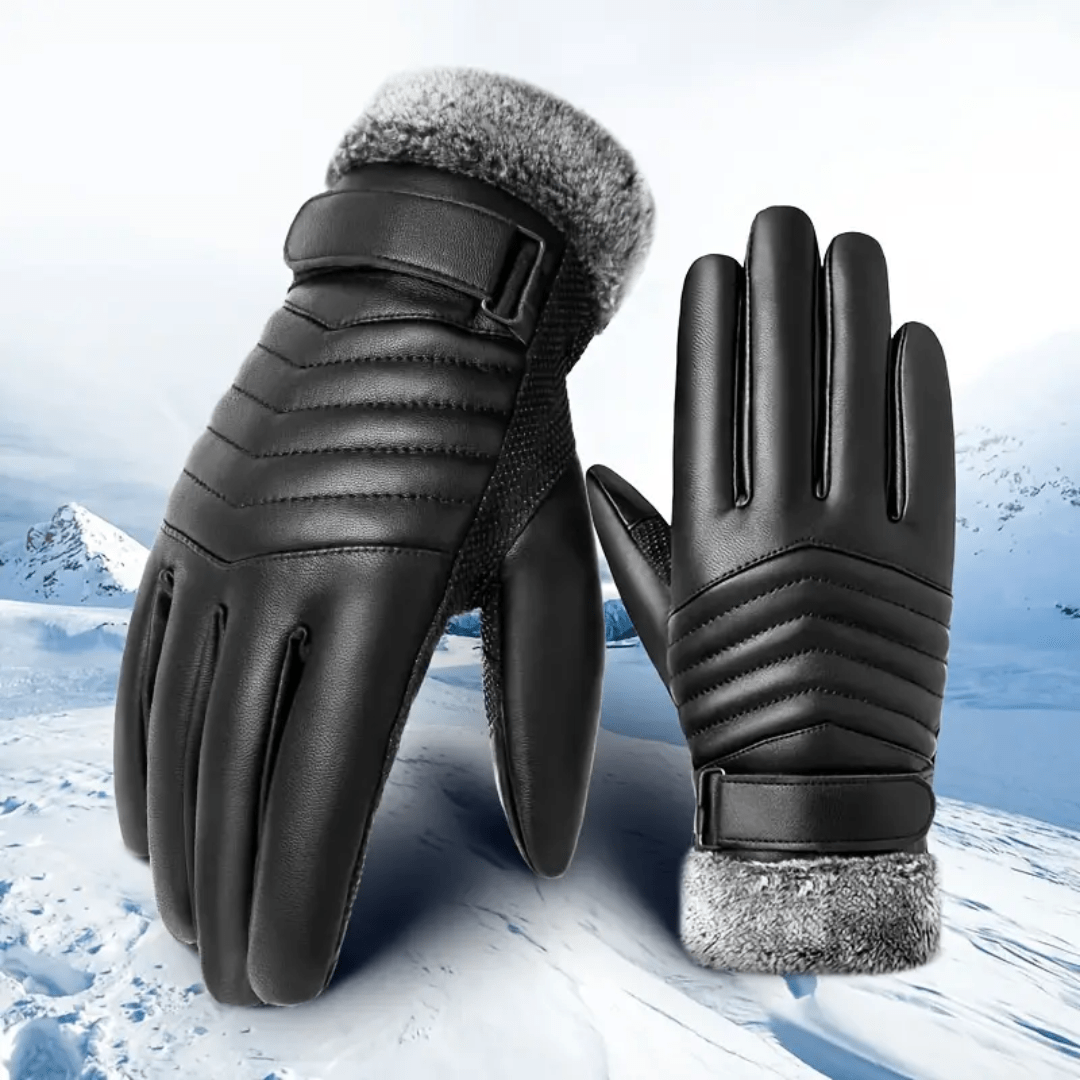 Men’s Fleece Gloves Warm Windproof Touchscreen | Active Peaks - Active Peaks
