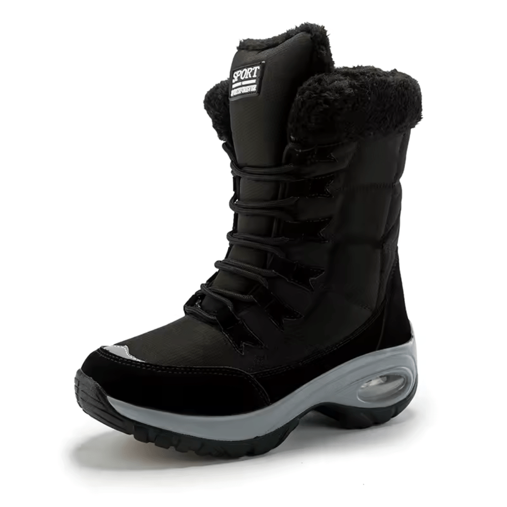 Waterproof Snow Boots - Fleece - Lined and Non - Slip for Women - Active Peaks