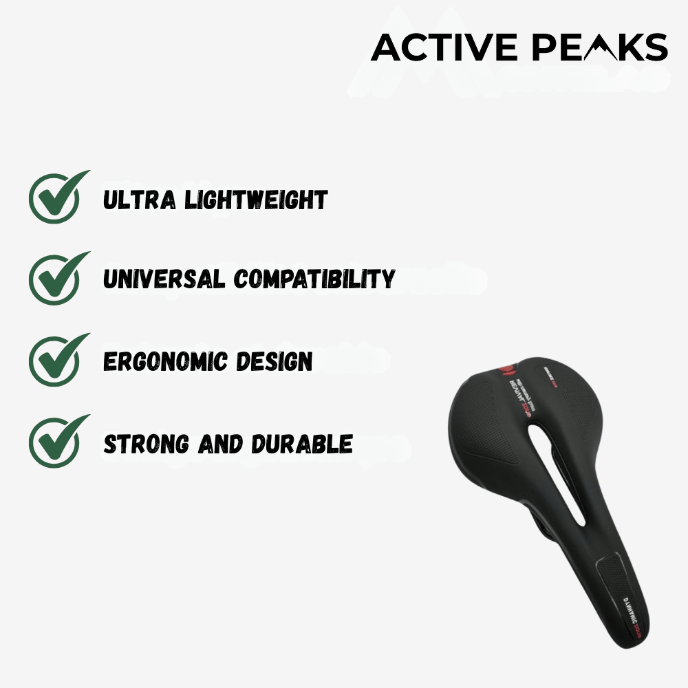 Ergonomic Bike Saddle – Gel - Padded & Wear - Resistant | Active Peaks - Active Peaks