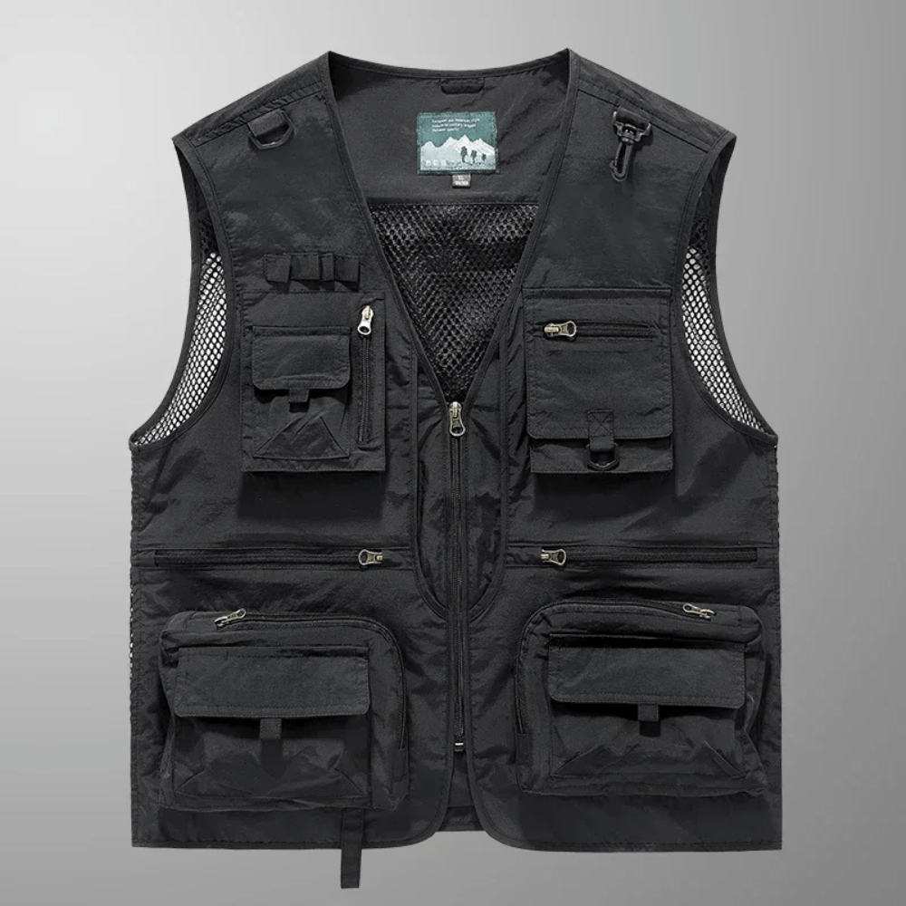 Lightweight Multi - Pocket Mesh Utility Vest | Active Peaks - Active Peaks