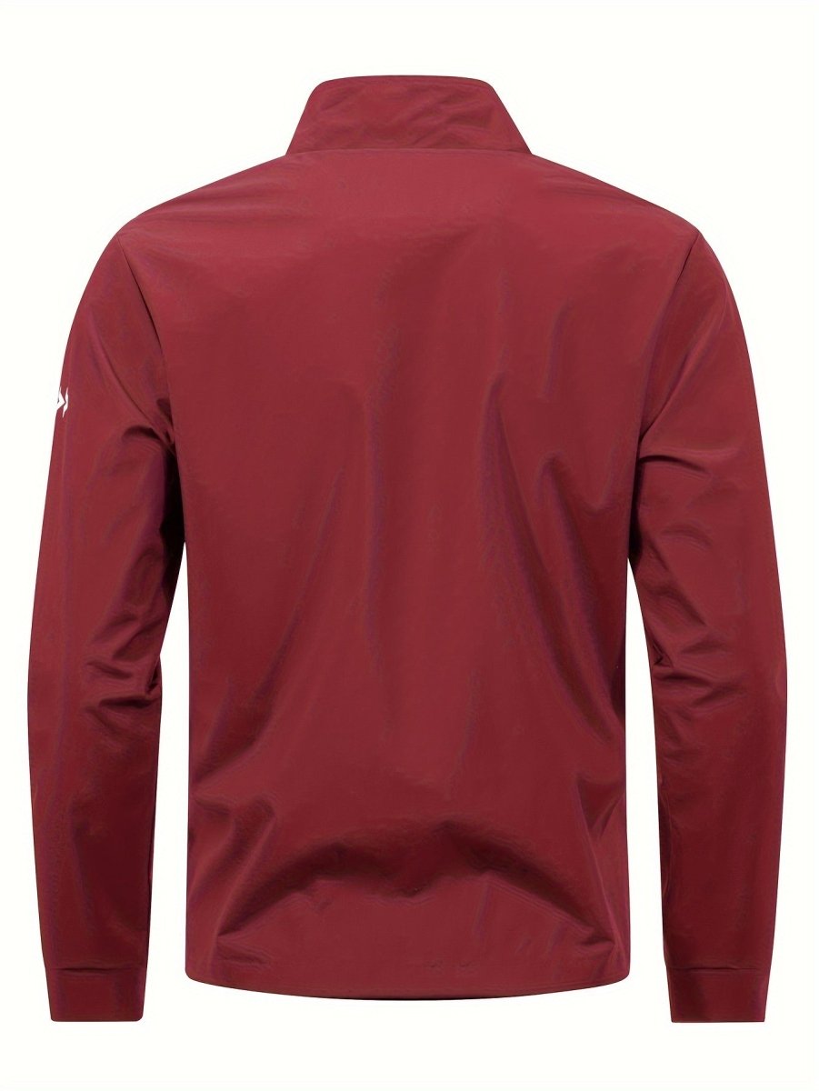 Lightweight Zip - Up Outdoor Jacket with High Collar | Active Peaks - Active Peaks