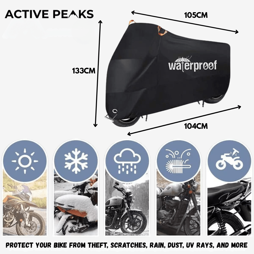 Waterproof Bike Cover – 3 - Layer UV - Resistant Protection | Active Peaks - Active Peaks