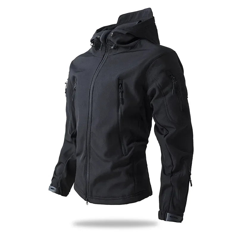 Men’s Softshell Hiking Jacket Windproof Fleece - Lined - Active Peaks