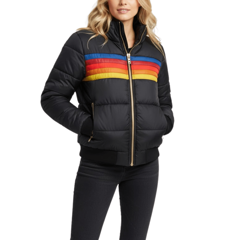 Women’s Insulated Colour - Block Puffer Jacket | Active Peaks - Active Peaks
