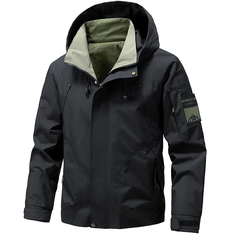 Men’s Waterproof Softshell Hiking Jacket Lightweight Windbreaker - Active Peaks