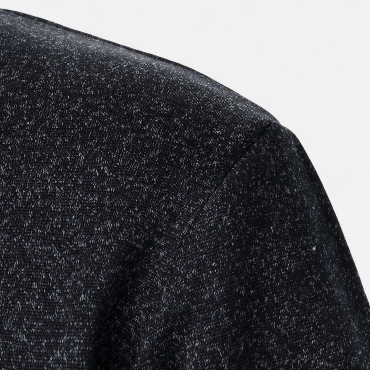 Knitted Outdoor Sweater with Stand Collar - Active Peaks