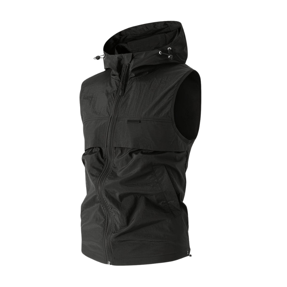 Lightweight Hooded Sleeveless Vest - Active Peaks