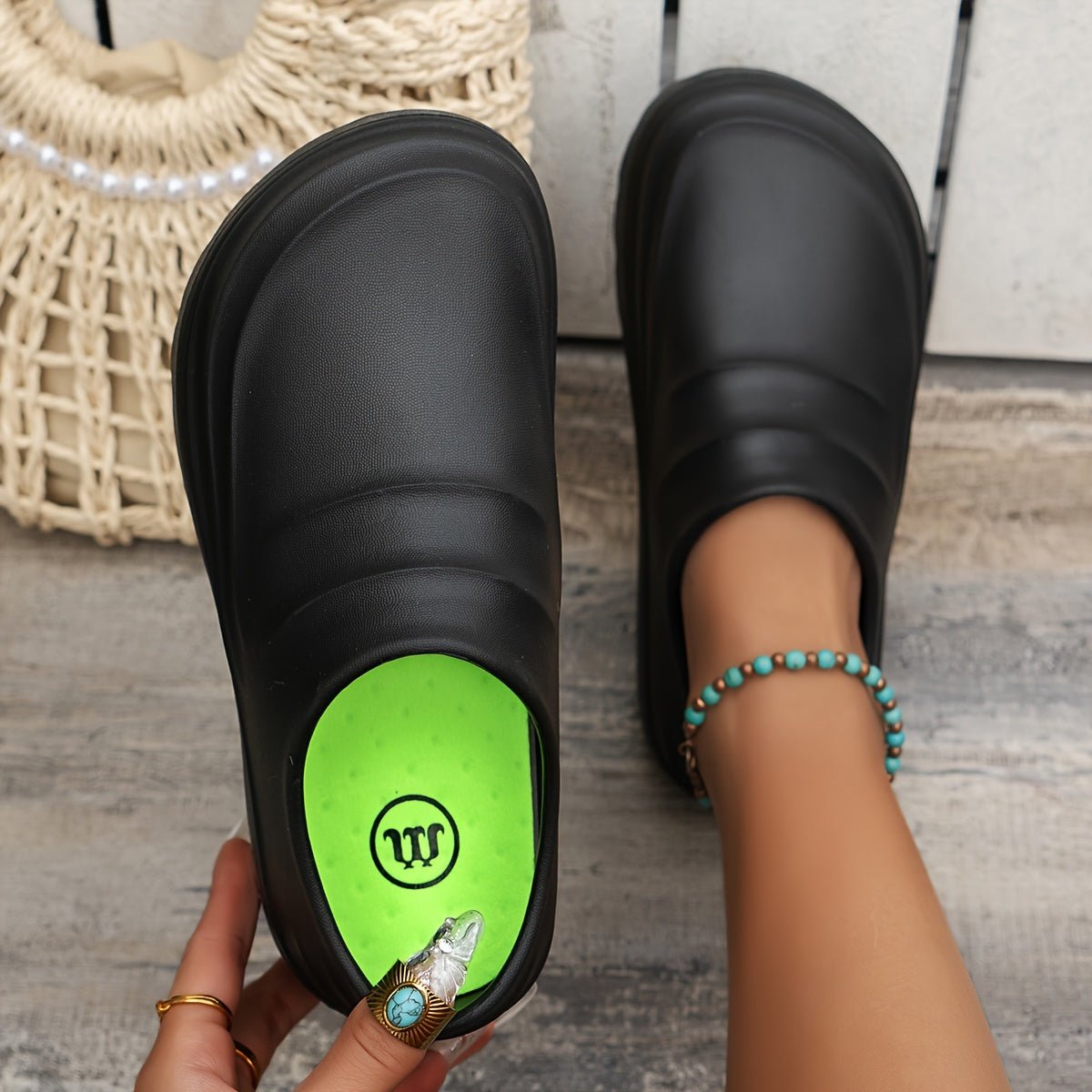 Water - Resistant Slip - On Clogs with Cushioned Sole | Active Peaks - Active Peaks