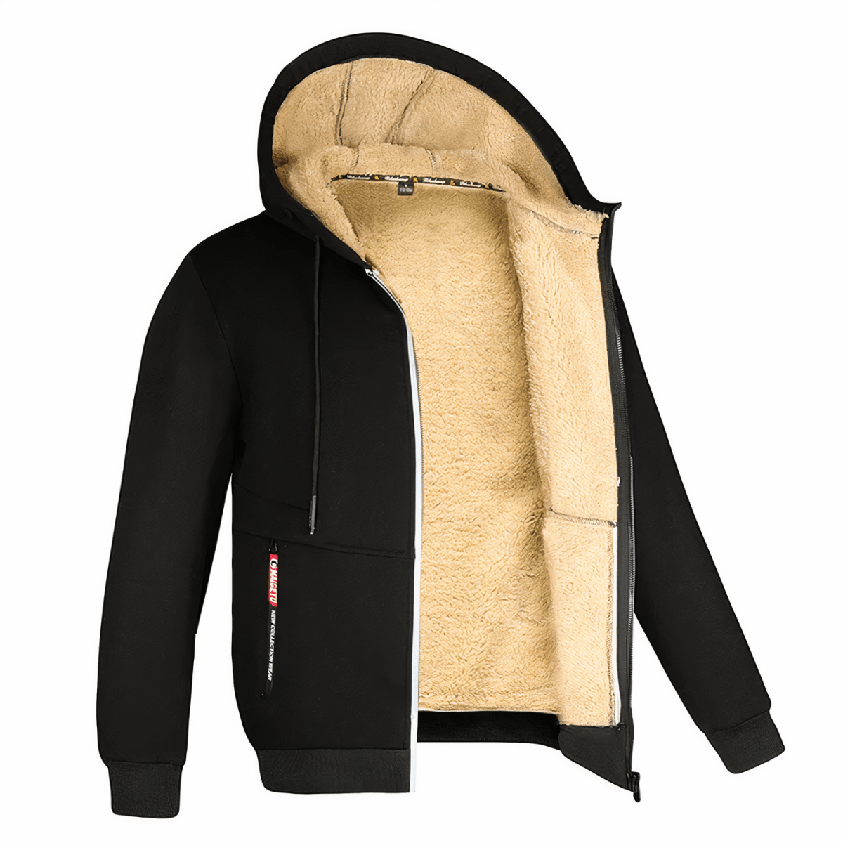 Men’s Fleece - Lined Hooded Jacket | Active Peaks - Active Peaks