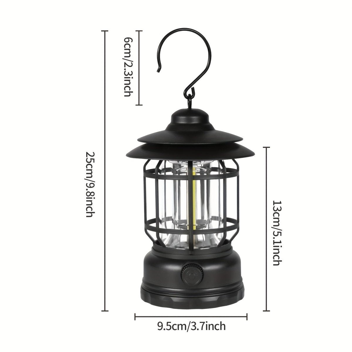 Rechargeable LED Camping Lantern with Adjustable Brightness | Active Peaks - Active Peaks