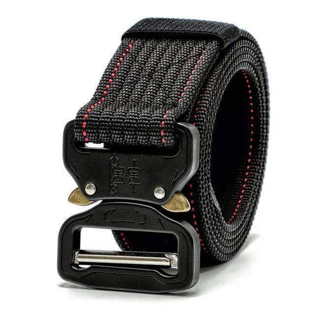 Adjustable Tactical Belt – Durable Nylon Outdoor Utility Fit - Active Peaks