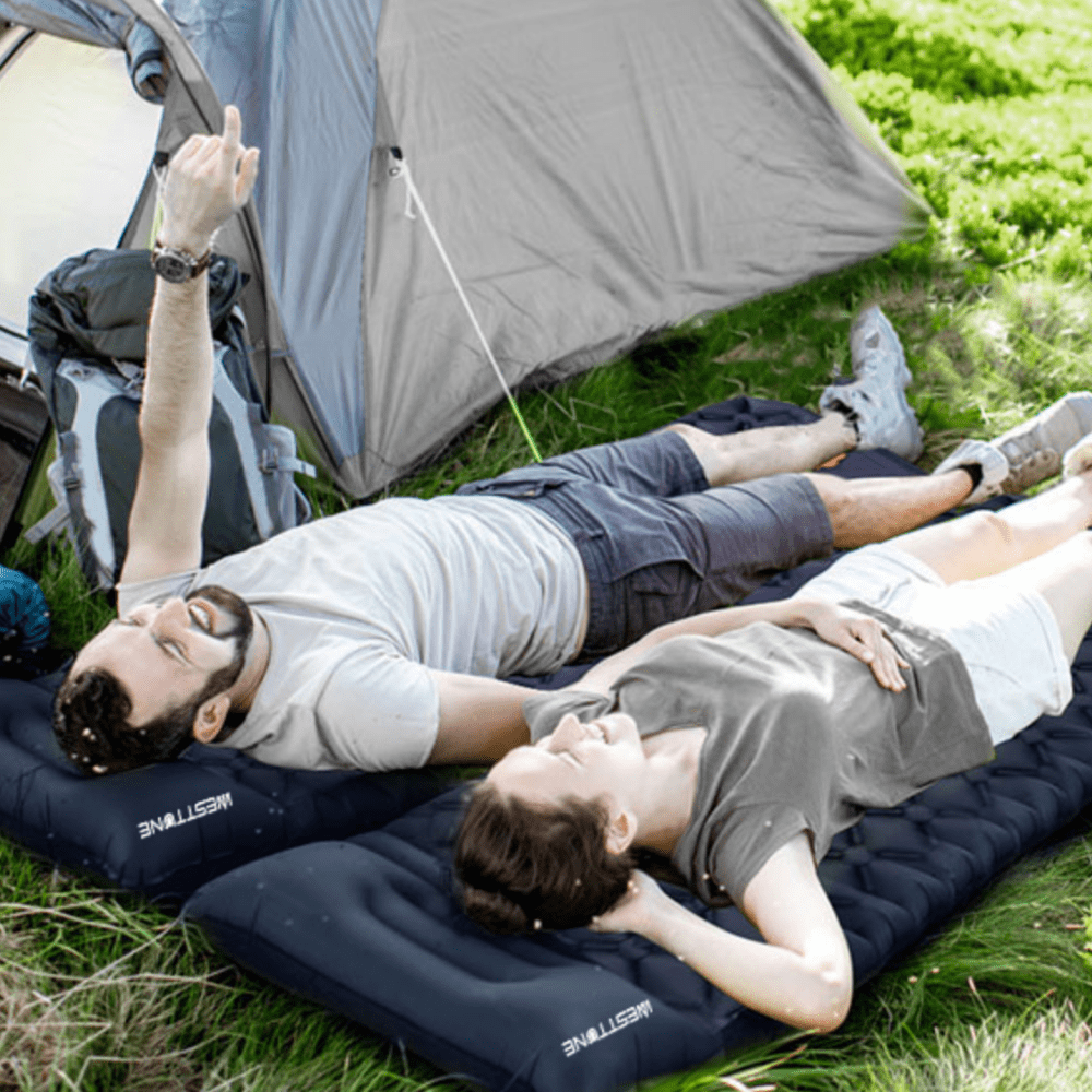 Lightweight Inflatable Sleeping Mat with Built - In Pump | Active Peaks - Active Peaks