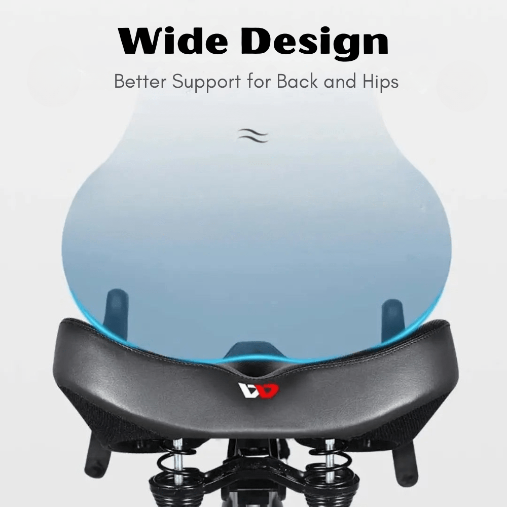 Ergonomic Waterproof Bike Saddle – Shock - Absorbing & Wide Fit | Active Peaks - Active Peaks