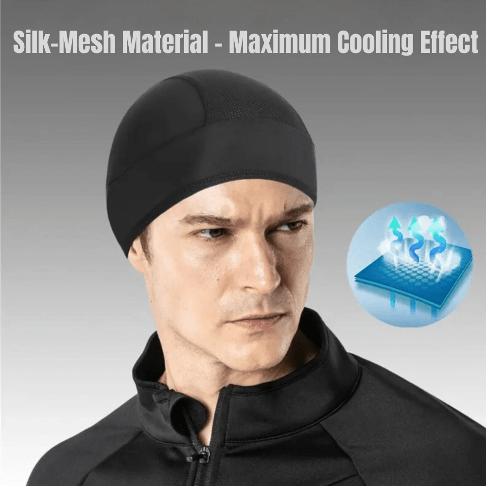 Breathable Cycling Skull Cap – Lightweight Mesh Design | Active Peaks - Active Peaks