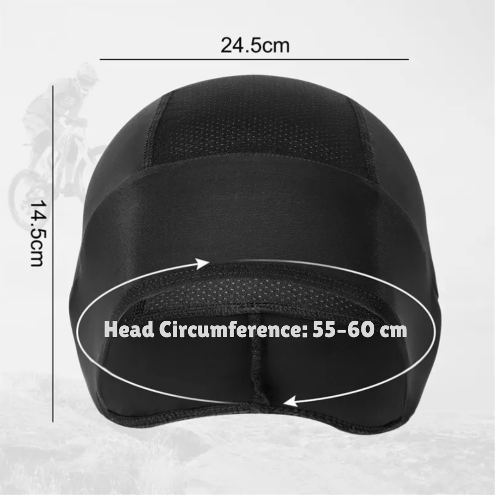 Breathable Cycling Skull Cap – Lightweight Mesh Design | Active Peaks - Active Peaks