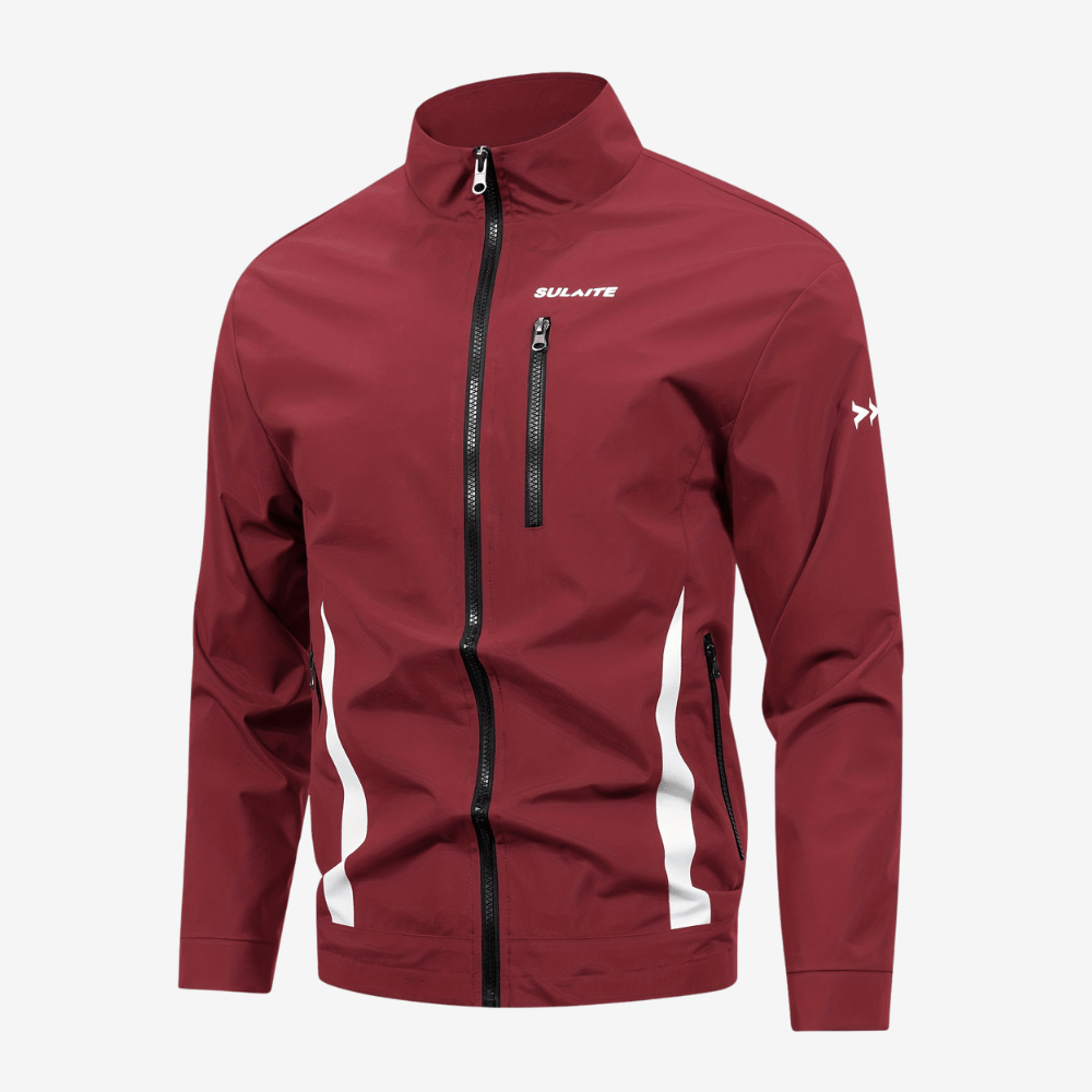 Lightweight Zip - Up Outdoor Jacket with High Collar | Active Peaks - Active Peaks