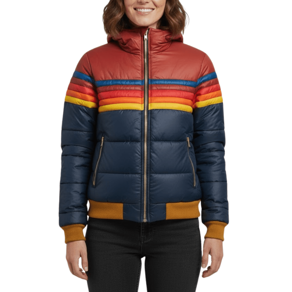 Women’s Insulated Colour - Block Puffer Jacket | Active Peaks - Active Peaks