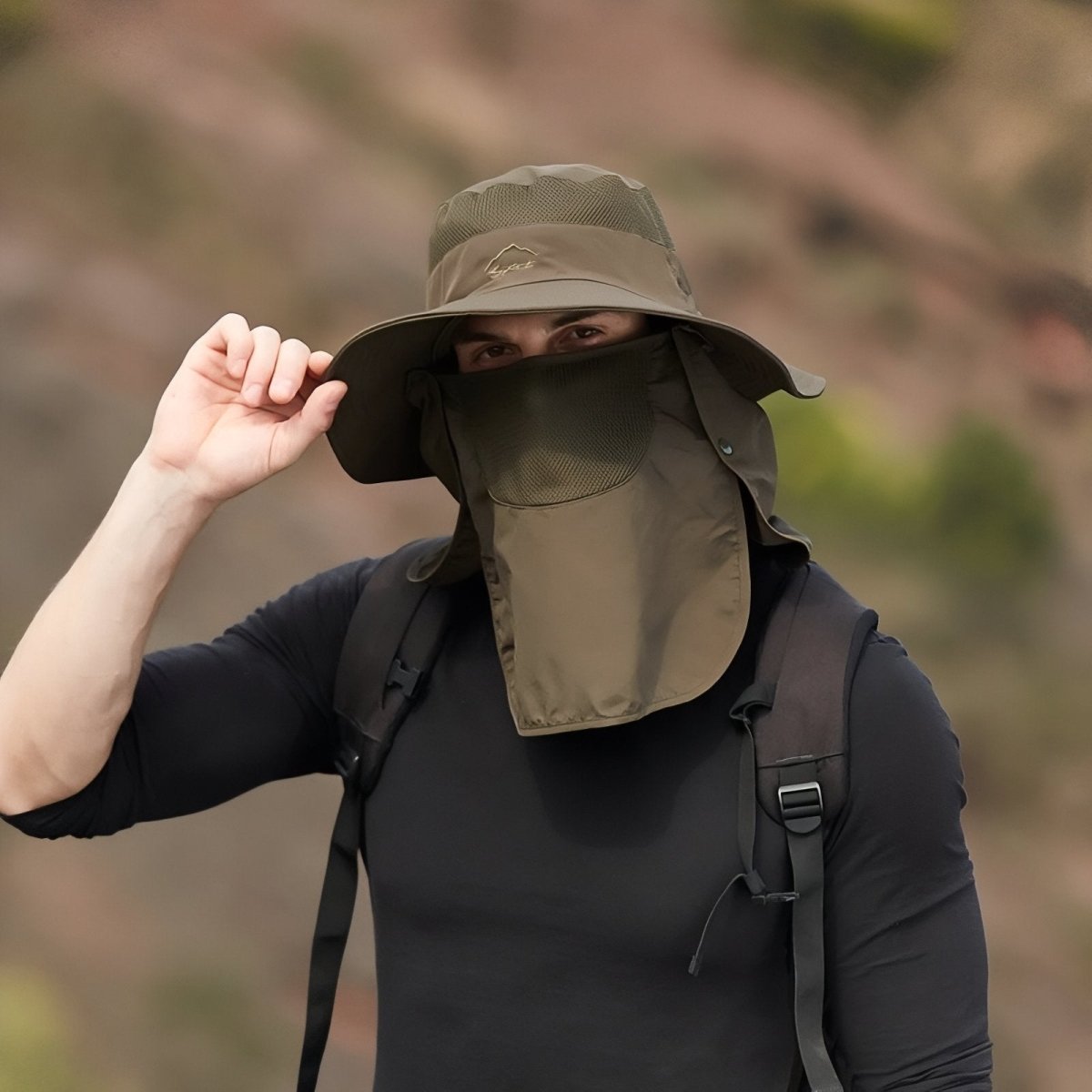 Lightweight Breathable Hiking Hat with Neck Cover | Active Peaks - Active Peaks
