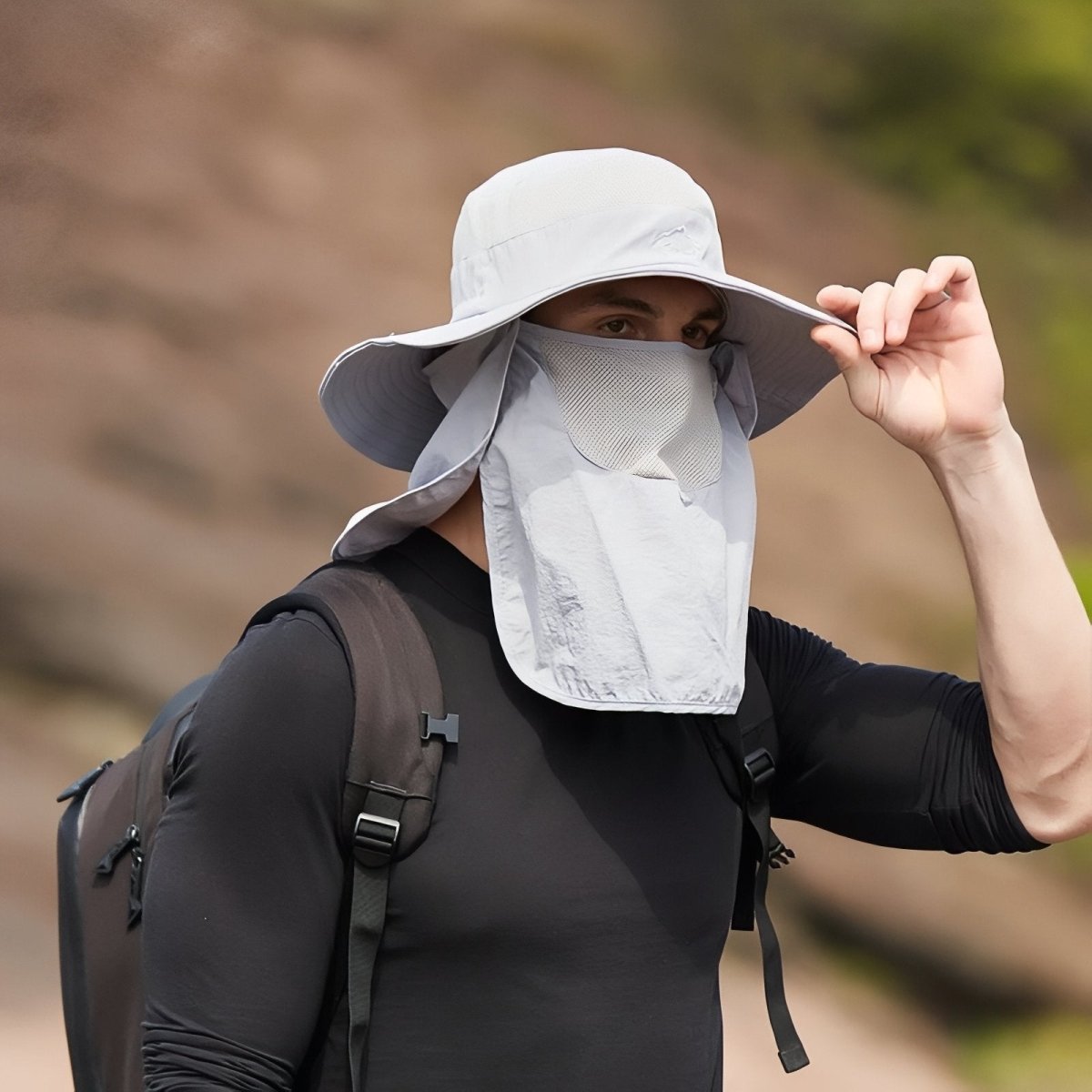 Lightweight Breathable Hiking Hat with Neck Cover | Active Peaks - Active Peaks